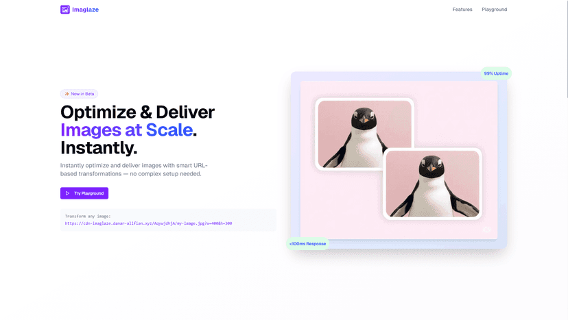 Imaglaze — Image Optimization