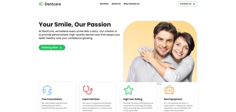  Landing Page Website