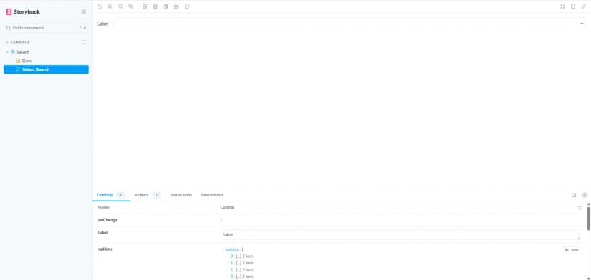 Select Component React Library